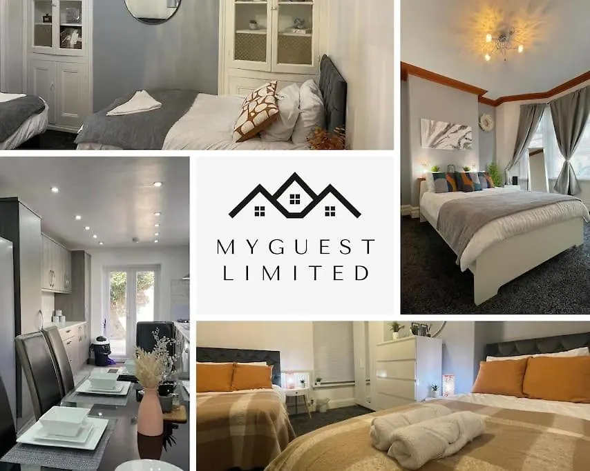Сasa de vacaciones Spacious 5 Bedroom House - 2 Bath - City Centre - Free Parking Cardiff